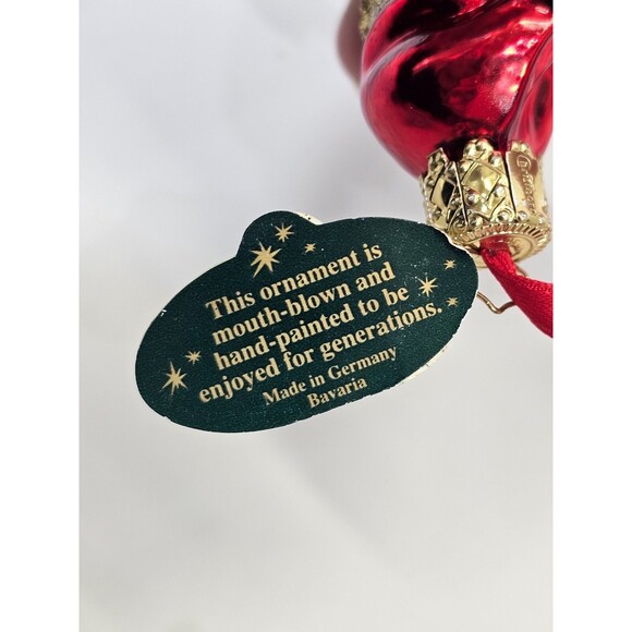 Christborn Blown Glass Santa Lantern Draped Christmas Holiday Ornament Figural - Picture 6 of 6